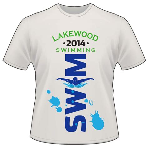 Swimming Designs For T Shirts