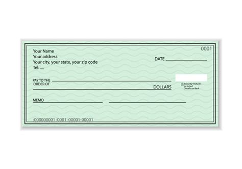 Blank Check Illustrations Royalty Free Vector Graphics