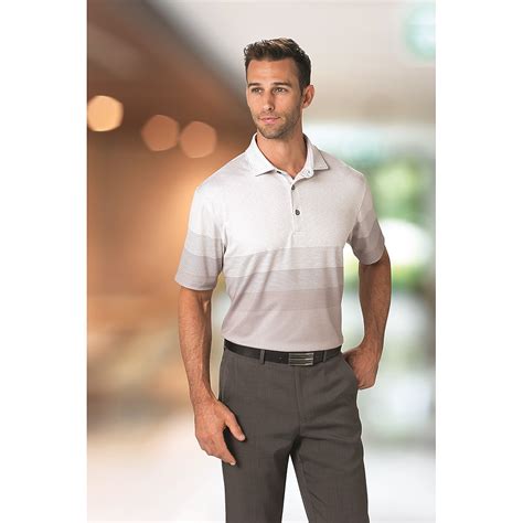 Paragon Belmont Stripedheather Sublimated Polo Imprintable Wear