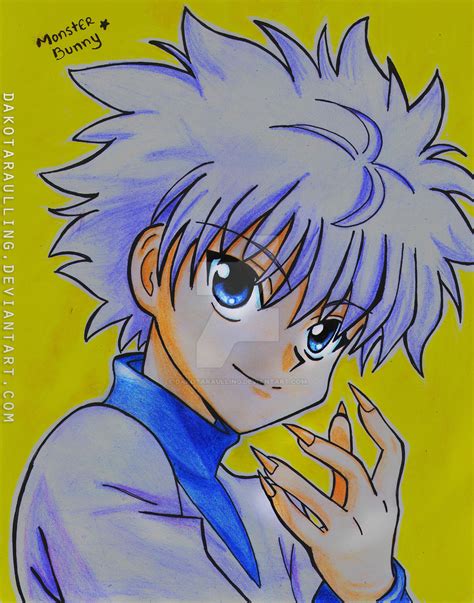 Killua Drawing By Dakotaraulling On Deviantart