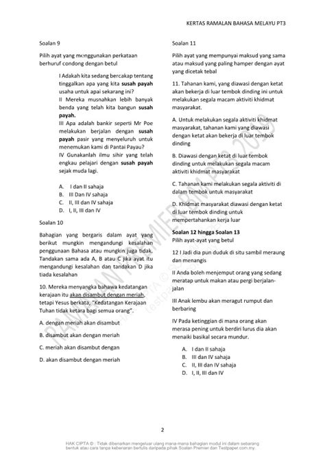 Nota Ringkas Bahasa Inggeris Tingkatan 1  Soalan Latihan Kemahiran