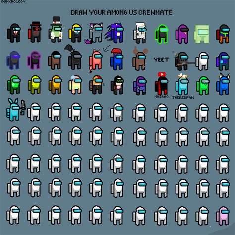 More minecraft comic book character pixel art ▻ bit.ly/jbros_comics_pixelart newest jbrosgaming videos. Spreadsheet Pixel Art Among Us / The among us universe is ...