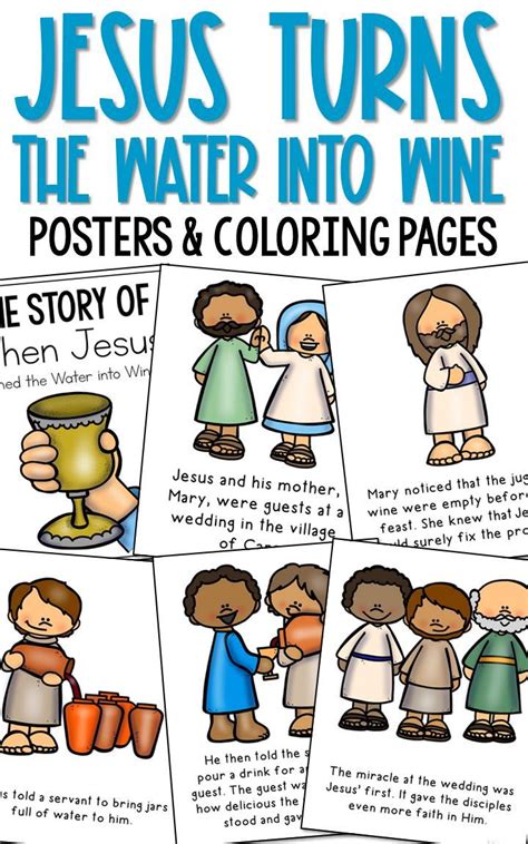 After all, coloring can be a way to relieve stress and meditate, so why not have fun coloring some beautiful scenery or a favorite character from follow these steps to learn how to turn any photo (be it of you, a place you visited on vacation, or even just something you found online) into a colorless page. Jesus Turns Water Into Wine Bible Story for Kids. This set ...