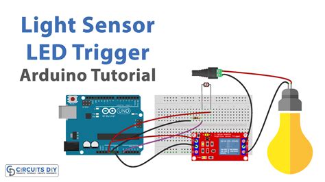 Light Sensor Triggers Relay Arduino Tutorial