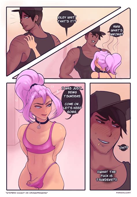Stepbro Caught Me Crossdressing Page By Parkdaleart Hentai Foundry