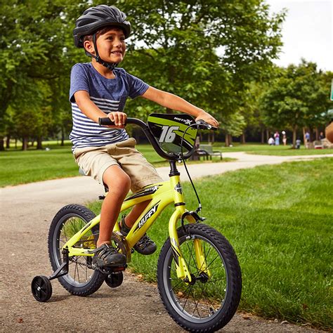 Huffy Moto X 16 Inch Age 4 6 Kids Bike Bicycle With Training Wheels