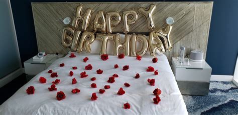 Romantic Birthday Surprise | Romantic room surprise, Romantic hotel rooms, Romantic bedroom design