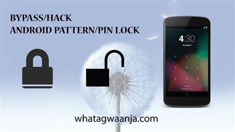 Bypass Androids Lock Screen Pattern Pin Or Password