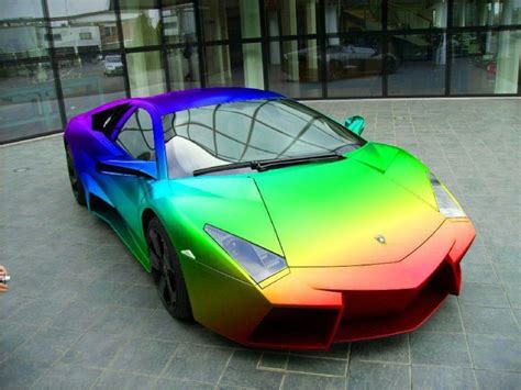 Rainbow Lamborghini Reventón Fancy Cars Super Cars Sports Cars Luxury