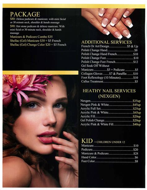 Packages And Other Services Nail And Spa Perfection