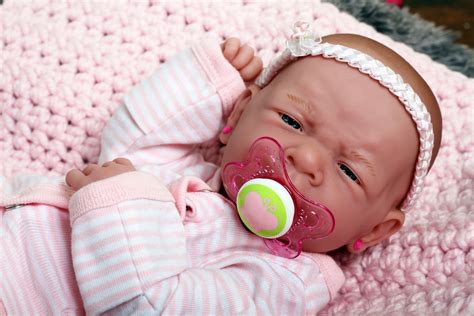 Reborn Baby Doll Lifelike Preemie Baby Newborn Pacifier Doll Etsy