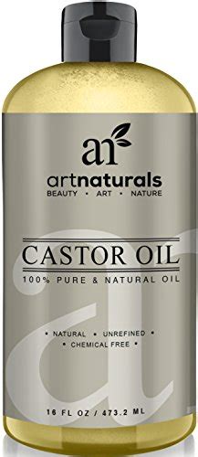 Castor oil also helps your hair retain more moisture this way. Art Naturals 100% Pure Castor Oil 16 oz - Best Massage Oil ...