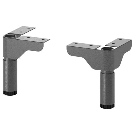 They all come with adjustable feet to give stability and protect against moisture from the floor. IKEA SILVERAN Gray Leg | Ikea silveran, Ikea bathroom ...