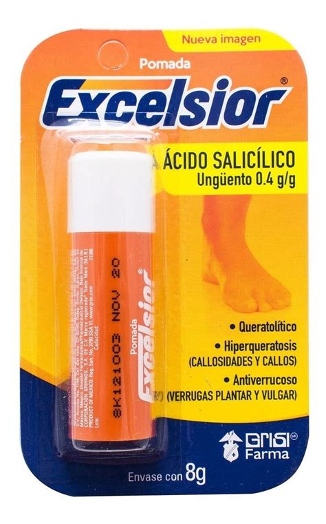Pomada Callicida Antiverrucoso Excelsior Grisi Pharma 8gr Mercado Libre