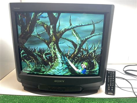 Sony Trinitron Crt Tube Tv Kv 20m20 Rare 20” Remote Gaming Retro 1996 Ebay