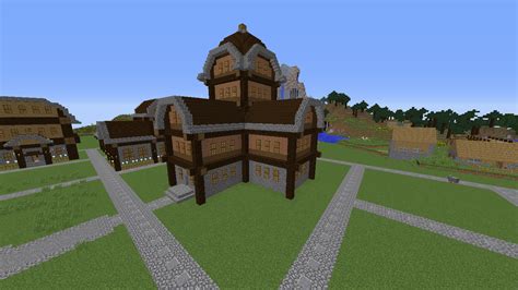 Round Roof Village Minecraft Map