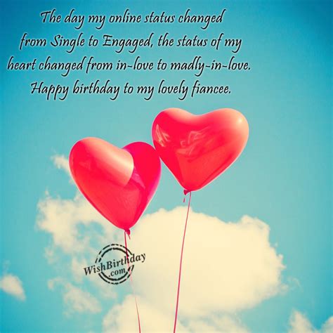 Celebrate the various women in your life with the perfect birthday presents! Birthday Wishes For Fiancee - Birthday Images, Pictures