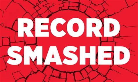 We Smashed The Record Au