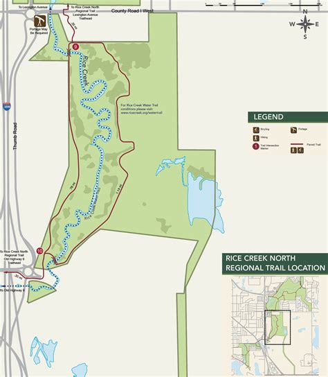 Rice Creek North Regional Trail Central Segment Ramsey County