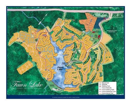 Fawn Lake Map Walking Trail Of Fawn Lake By Kendras Issuu