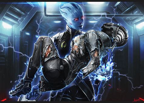 Video Games Mass Effect 2 Jane Shepard Liara Tsoni Cerberus Asari Mass