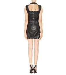 Saint Laurent Leather Mini Dress Mytheresa