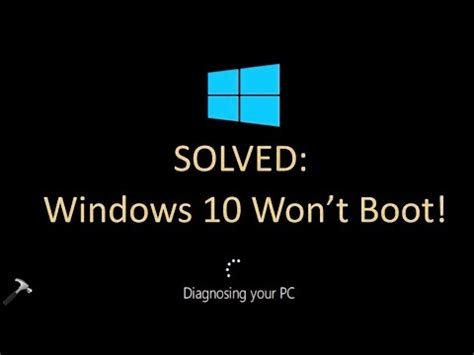 It's true that the most common reason a computer won't start is because a piece of hardware has failed or is causing a problem, but that hardware isn't usually a hard drive, the part of your computer that stores all of your files. Solved: Windows 10 Won't Boot (100% Working Solution ...