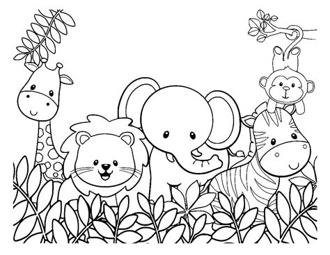 Zoo Animals Coloring Pages Best Coloring Pages For Ki