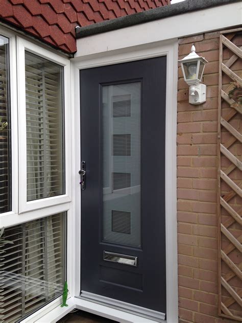 Contemporary Vogue Cube Rockdoor In Slate Grey Fitted In Maidenhead By