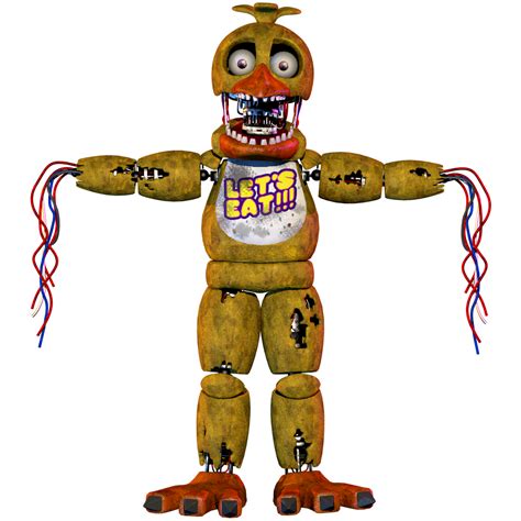Withered Chica V2 By Nathanzicaoficial On Deviantart