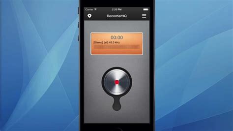 Recorder plus is my recommendation for best professional recording app. RecorderHQ A free voice recorder app for iPhone & iPad ...