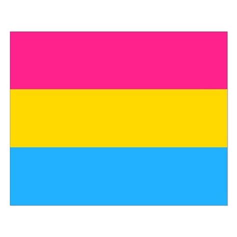 Pansexual Pride Flag Small Poster By Griffonpress Cafepress