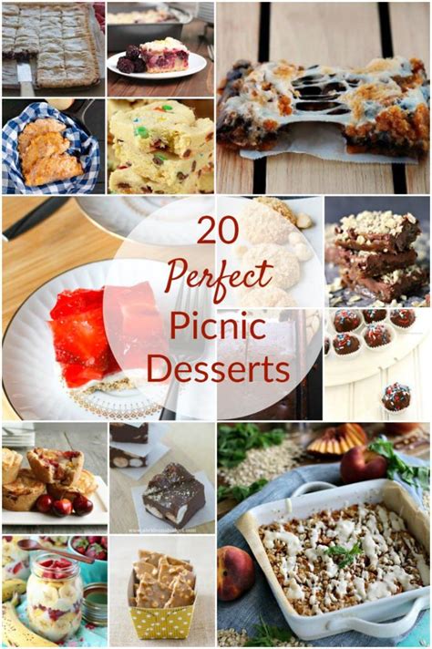 20 Perfect Picnic Desserts Round Up By The Redhead Baker