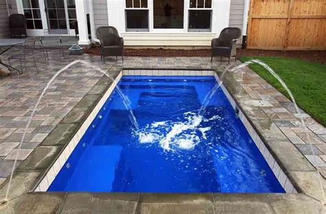 Leisure Pools Rectangle Shape 5 To 6 Feet Deep Fiberglass Pools