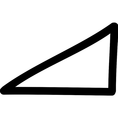 Triangle Hand Drawn Shape Outline Vector Svg Icon Svg Repo