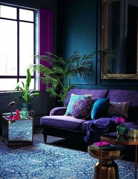 Pin By Marsha Gulick3 On Aquaturquoiseteal And Purple In 2020 Purple Living Room Living Room