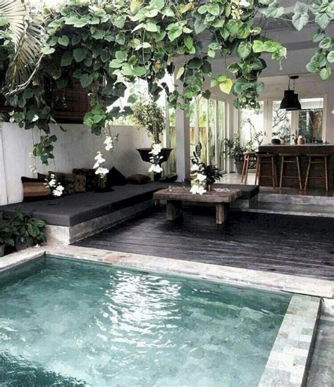 45 Amazing Backyard With Mini Pool Design Ideas Small Backyard Design