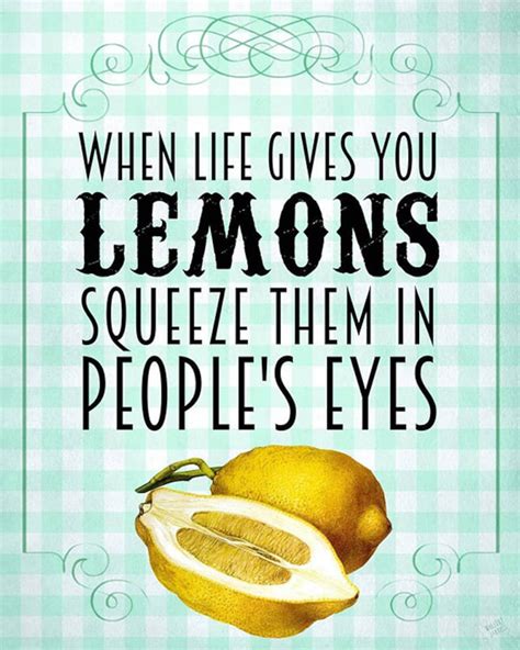 When Life Gives You Lemons 8x10 Print Etsy