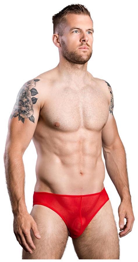 Doreanse Men Brief Underwear Slip Sexy Male Bikini Silky See Through Mesh EBay