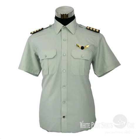 Olive Green Pilot Shirts 50 Cotton 50 Polyester Pilot Shirts