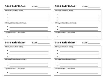 Are you searching for a quick and easy way to assess what. フレッシュ 3 2 1 Exit Ticket - 壁紙 エルメス