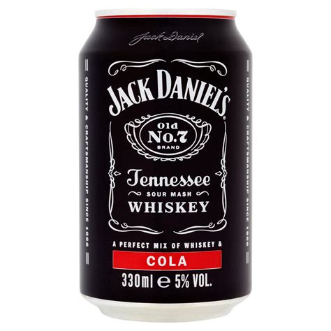 Jack Daniels And Cola 330ml Can Spirits And Pre Mixed Iceland Foods