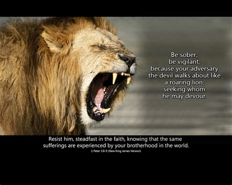 (in chapter 2), peter taught that living successfully as a christian in a hostile world would require relating properly in. 1 Peter 5:8-9 - The Fellowship Site