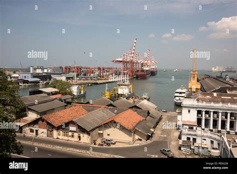 The Container Port And Harbour In Colombo Sri Lanka Stock Photo Alamy