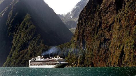 Nature Landscape Sea New Zealand Cruise Ship