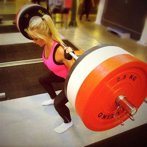 Anna NystrÖms Instagram Profile Post ♡ Crossfit Backsquats