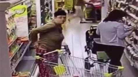 Cctv Footage Surfaces Of A Woman Going To The Toilet In A Supermarket