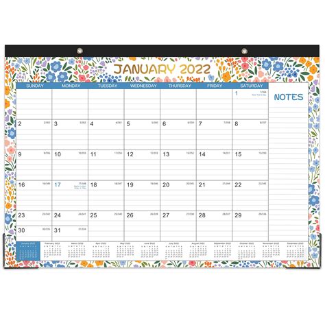 Buy 2022 2023 Desk Calendar Deskwall Calendar 2022 2023 With
