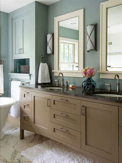 It's by valspar and was chosen to pickup the general tone in the wood flooring and to cozy up a very when i design a color scheme for a home, i try to choose colors that will work with the current decor. 540 best New Vintage Master Bathroom images on Pinterest ...