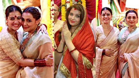 Kajol Devgn Rani Mukerji And Aishwarya Rai Beautiful Moment At Biggest